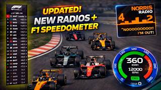 F1 TV HUD Update – Team Radios & Speedometer Added - Stop And Go Plugin Simhub