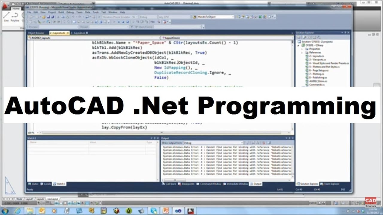 1. Tổng quan về CAD .NET