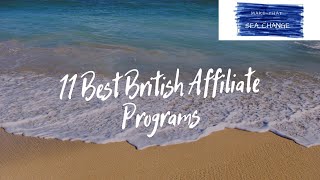 Famous 11 Best British Affiliate Programs Net Worth
