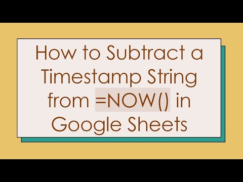 How to Subtract