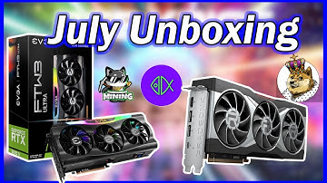 Delivery Day:  EVGA RTX 3070 TI FTW3, AMD reference RX 6800, EVGA 2060 super, Unboxing + Mining Swag