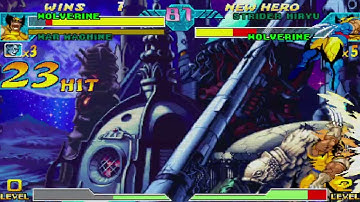Marvel vs. Capcom - Wolverine, War Machine vs. Strider Hiryu, Wolverine
