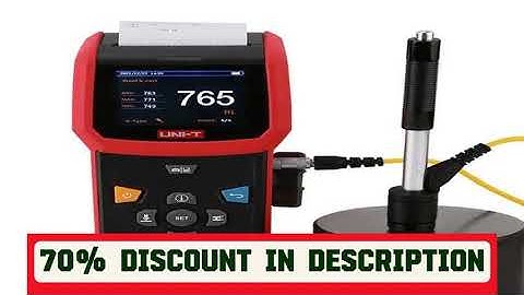 A must-have product! UNI-T UT347A Leeb Hardness Tester 640×480 Pixels Portable High Precision Rock