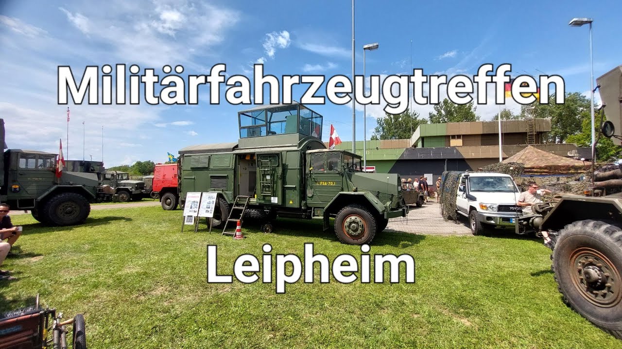 Militärfahrzeugtreffen Leipheim mit Überflug Alpha-Jet, Bundeswehr Army, Jeep, MAN 630, Unimog