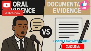 Celebrity Oral vs Documentary Evidence Explained | Sections 59–61 Evidence Act 1872 | Direct vs Written Proof Wealth
