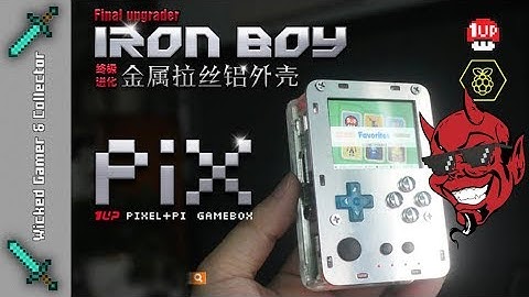 1up Ultimate Mini Pocket Gameboy Raspberry Pi Handheld | Retropi Mini Size !