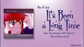 Ahn Ye Seul (안예슬) - It's Been a Long Time [Bite Me Webtoon OST Part.11] [Color_Coded_Rom|Eng Lyrics]