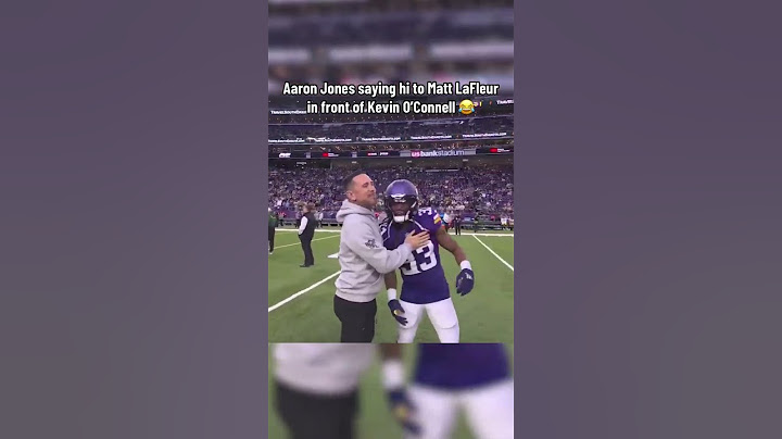 old coach vs new coach 😅 #aaronjones #minnesota #vikings #nfl