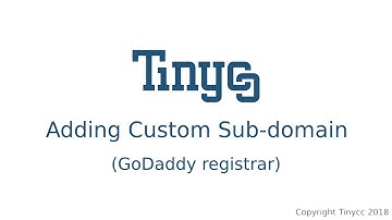Adding custom sub-domain (GoDaddy registrar)