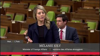 'We have to condemn both sides': Joly explains Canada's position on Israel-Hamas war