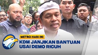 Download Lagu Gubernur Jabar Dedi Mulyadi Tinjau Kerusakan Pasca Demo di Bandun - [Metro Hari Ini] MP3