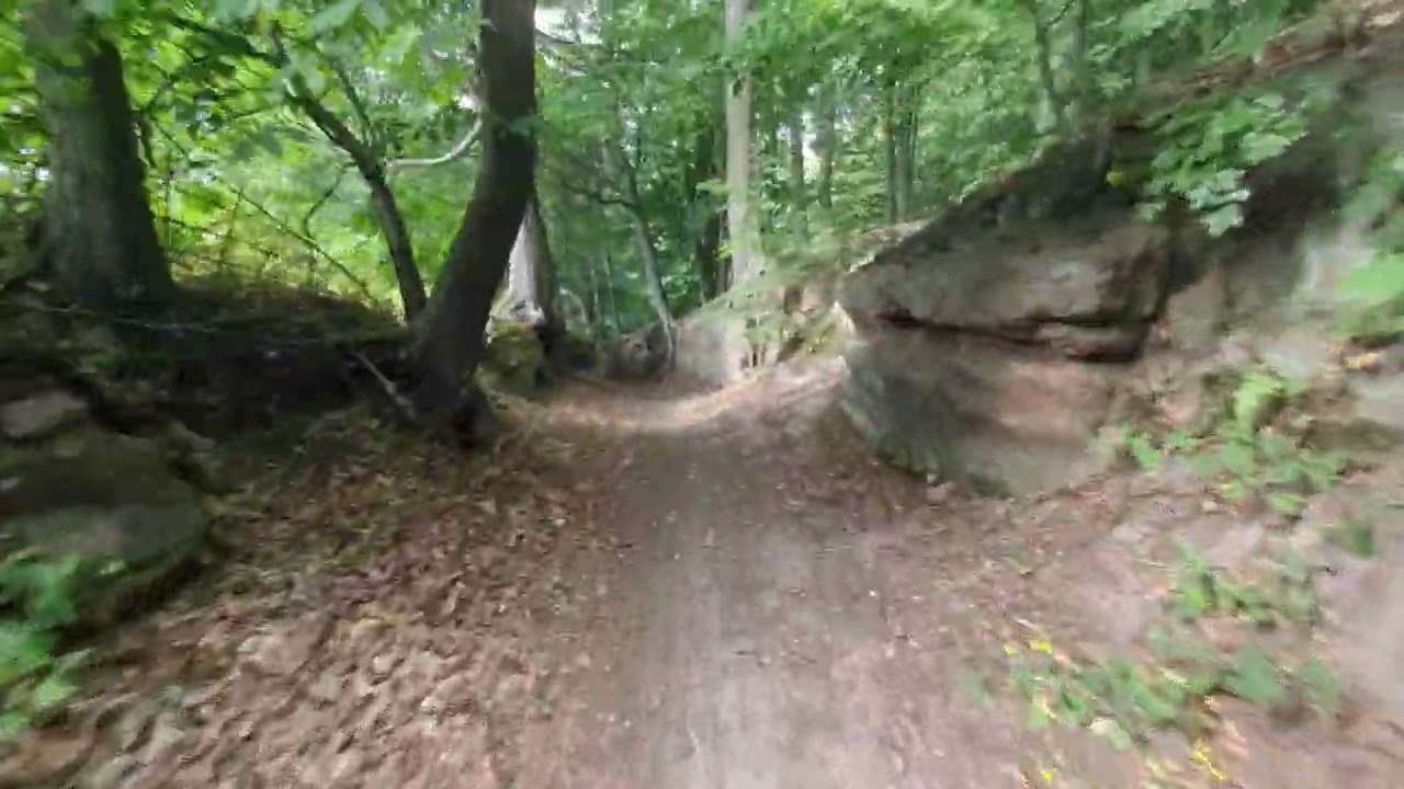 🚴‍♂️ Downhill Ride on Robin Hood Way | Rocky Pass on Drinking Pit Lane