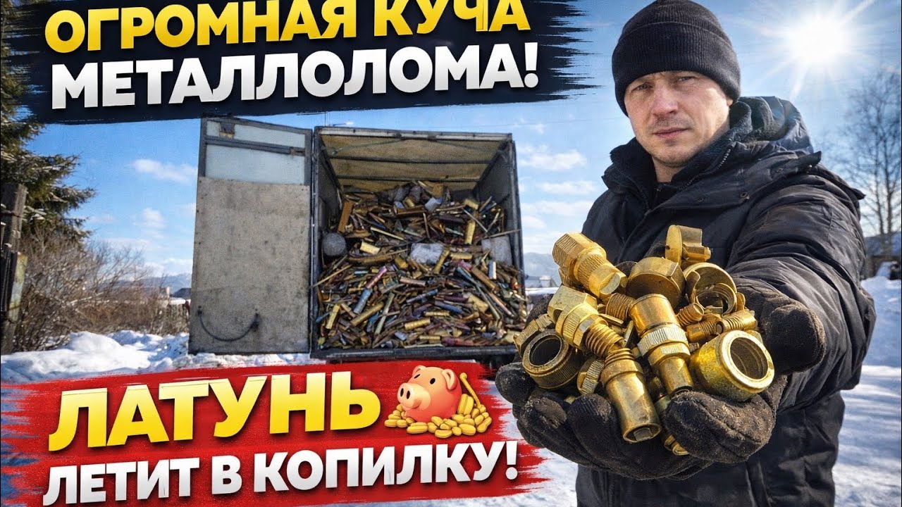 Где раздобыть металлолом и латунь, мои трофеи на сегодня! 
