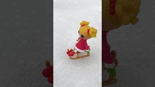 Sledding adventures 🛷❤️❄️ #adventure #christmas #lalaloopsy