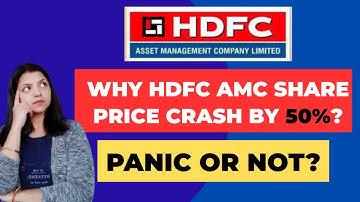Why HDFC AMC Share Price Crash By 50%? Panic Or NOT? | HDFC AMC1:1 Bonus Issue
