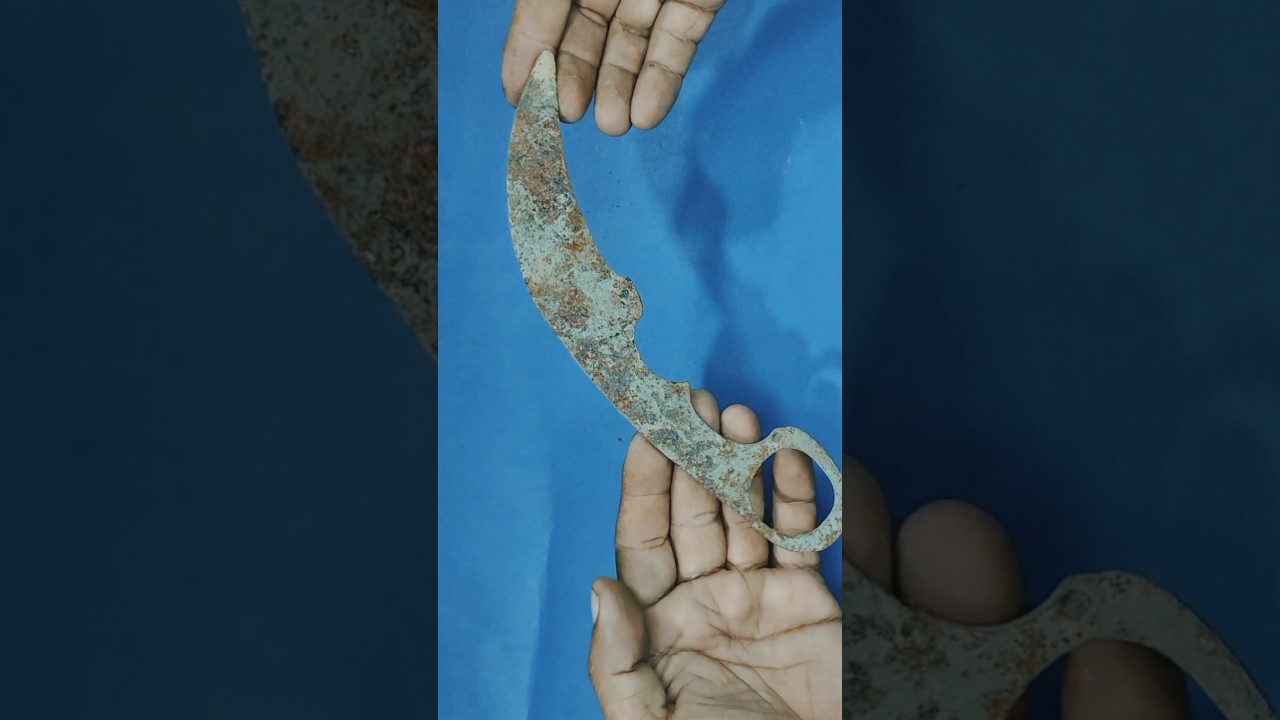 Extreme Rust Removal | Old Knife Back to Life 🔥 