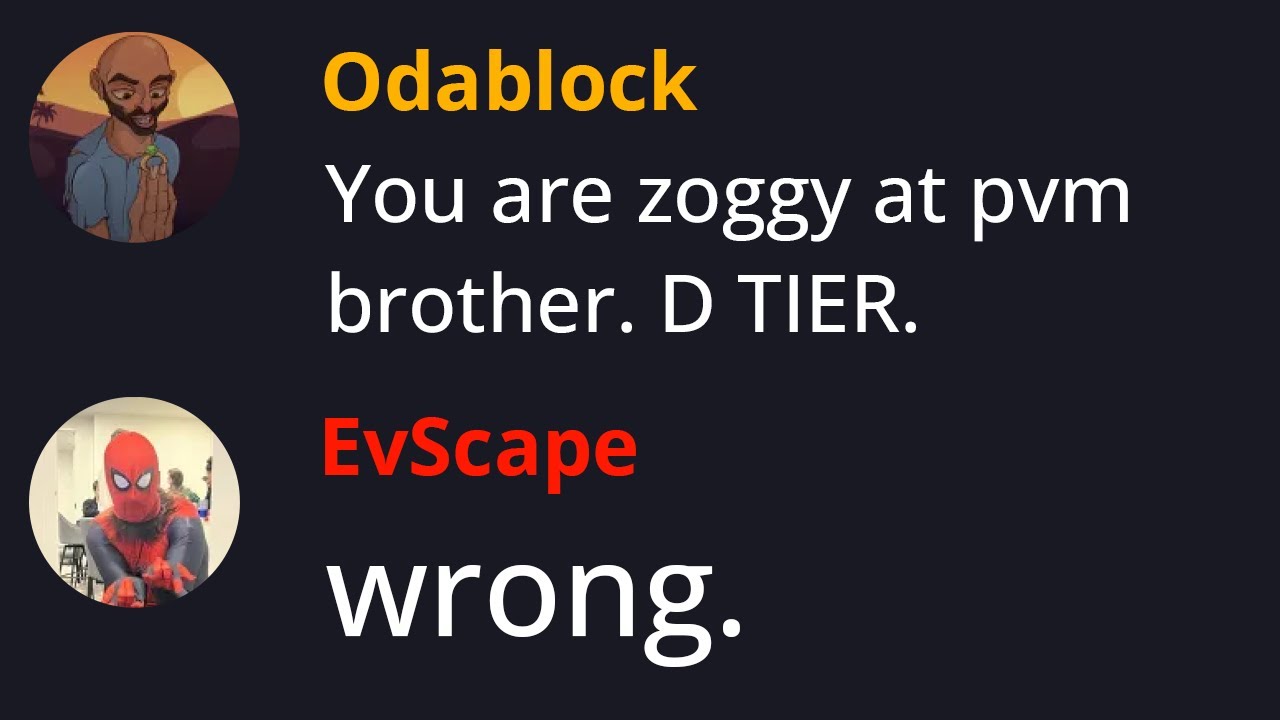 He Said I Was A D Tier PvMer... So I Proved Him Wrong