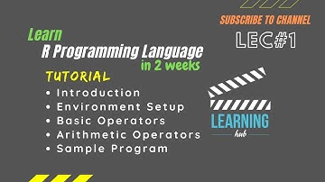 R Programming in Urdu/Hindi -  Getting Started, Environment Setup and Introduction Tutorial | Lec#1