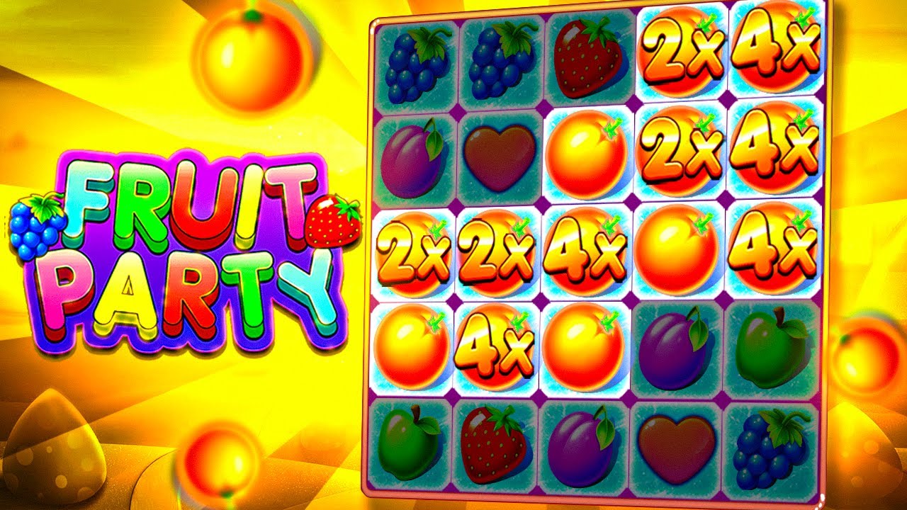 MY BIGGEST EVER FRUIT PARTY BASE GAME HIT!! (HUGE CLUSTER)