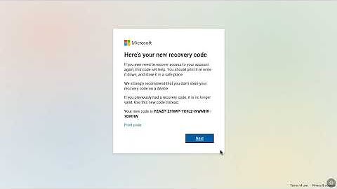 How to Recover Microsoft Account Using Recovery Code