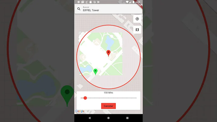 Flutter - Google Maps Draw a Circle with a Radius [Leer descripción]