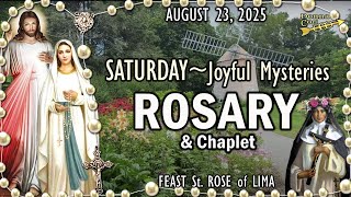 Download Lagu SATURDAY Holy Rosary \u0026 Chaplet 🌼 JOYFUL Mysteries, FEAST St. ROSE of LIMA, August 23, 2025 Scenic MP3 Download Lagu SATURDAY Holy Rosary \u0026 Chaplet 🌼 JOYFUL Mysteries, FEAST St. ROSE of LIMA, August 23, 2025 Scenic MP3
