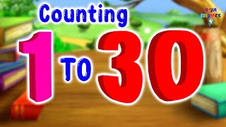 Number Song 1-30 for Children | Counting Numbers | Educational Rhyme For Kids #riyarhymes