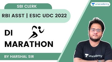 DI MARATHON | SBI CLERK | RBI ASST | ESIC UDC 2022 | HARSHAL SIR | The Bankers