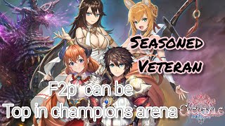 Evertale - Seasoned Veteran gameplay | Champions Arena top rank