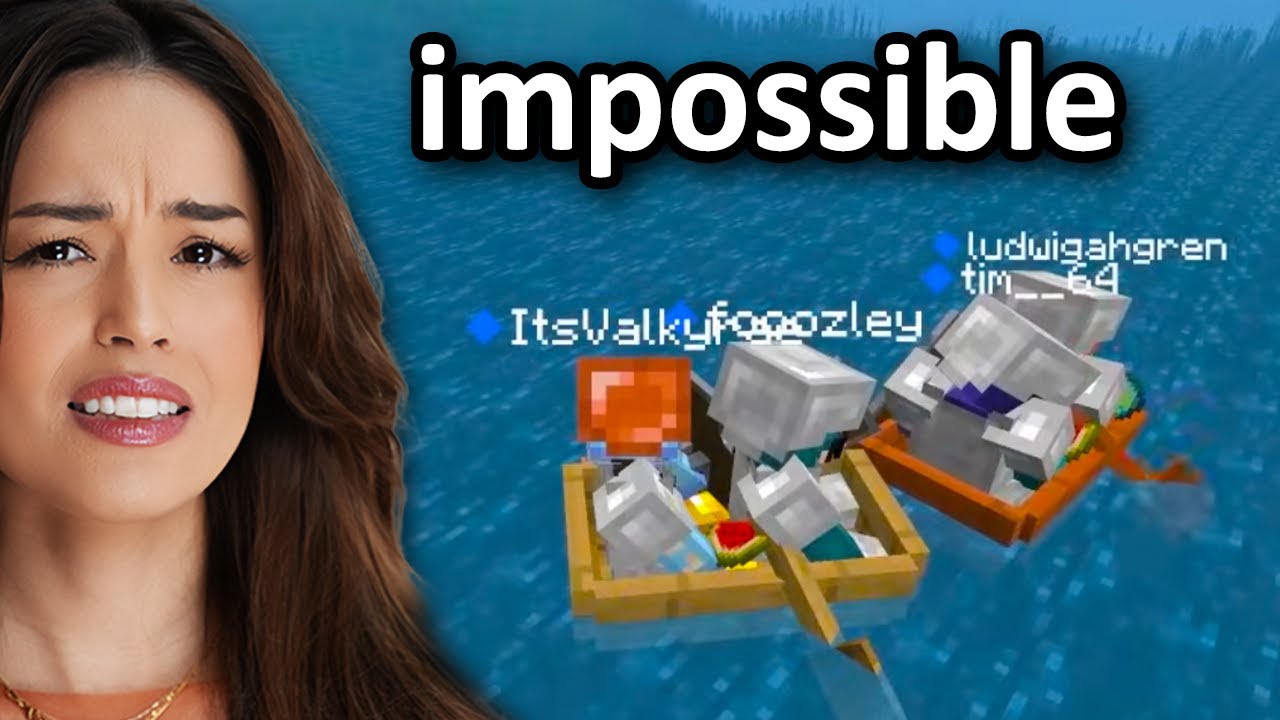 We Tried Beating Minecraft Shared Health.. ft. Ludwig, Squeex, Fuslie