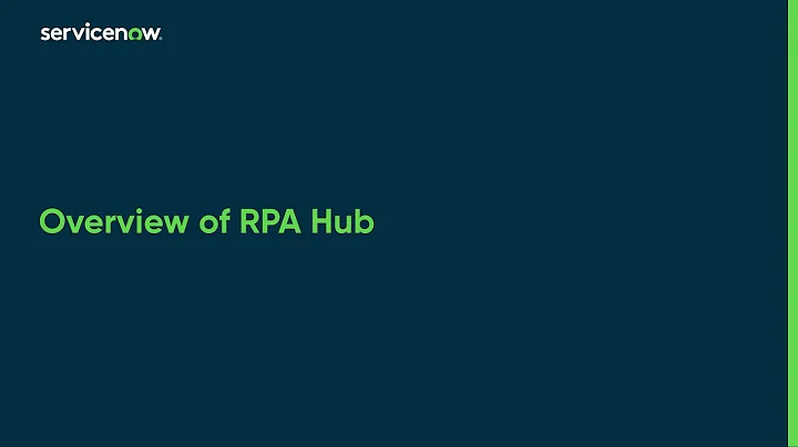 RPA Hub | Overview