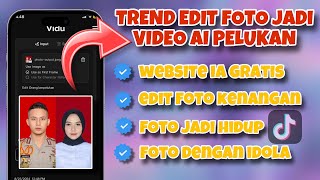 CARA EDIT FOTO AI PELUK-AN | TREND TIKTOK VIDU AI | EDIT FOTO JADI VIDEO HUG PAKE AI VIRAL TIKTOK