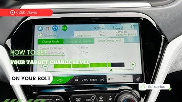 Chevrolet Bolt: Setting Your Target Charge Level Tutorial