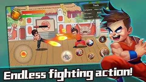 Chaos Fighter Kungfu Fighting Android Walkthrough Gameplay Parody of dragon ball prologue mission