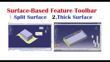 Split Surface,Thick Surface in CatiaV5 II Tutorial -42