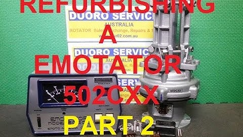 Refurbishing a Emotator 502CXX Rotator Set part 2
