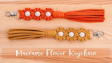 DIY Macrame Tassel Keychain