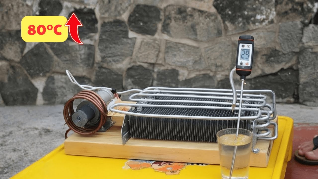 No Electric Heater Needed! This DIY Setup Makes Hot Water Fast