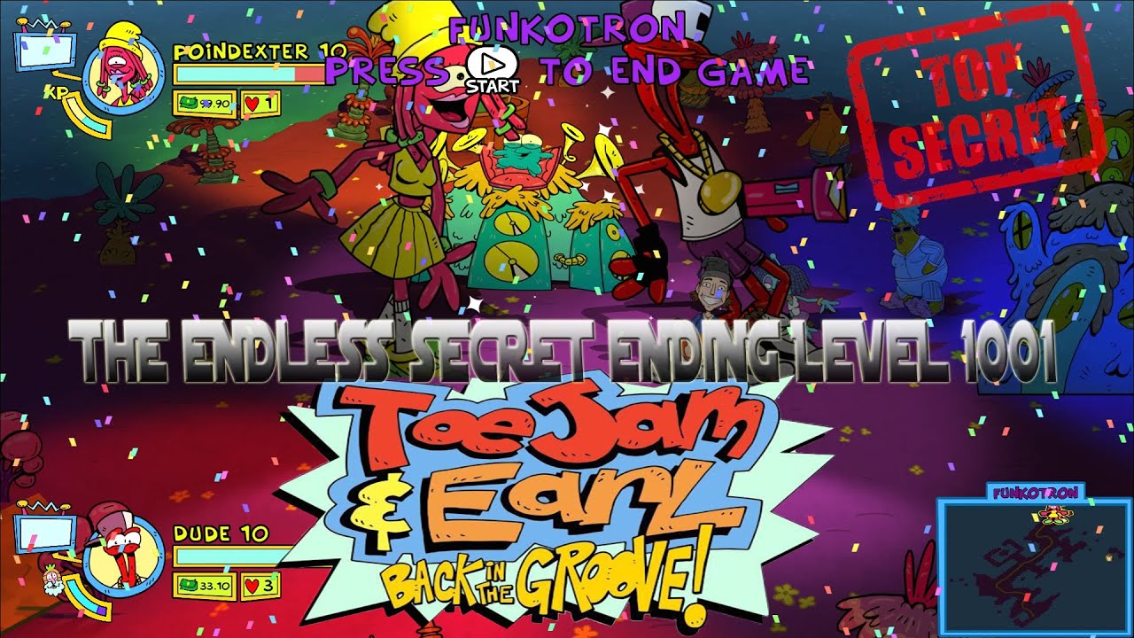 ToeJam & Earl: Back in the Groove! Secret Endless mode Ending!