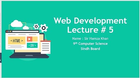 9th class Computer Science Sindh board chap#6(Lecture 5)(2021)