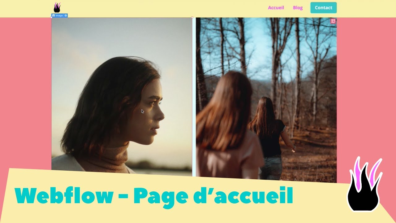 Webflow - Faisons une page d'accueil. - YouTube