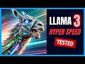 Llama 3 hyper speed is insane best version yet