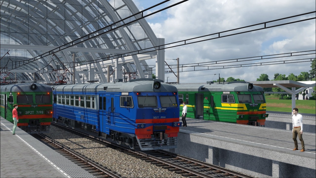 Transport Fever 2 А что если...? Огромная карта №3 Мод Расписание.