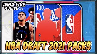 100 OVR NBA Draft 2021 Pack Opening!! | NBA LIVE Mobile 21 S5 NBA Draft 2021