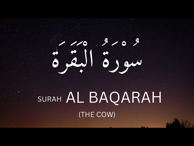 Surah Al Baqarah English Translation (The Cow) - Mishary Rashid class=