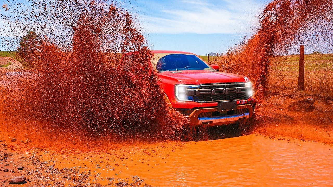 FUI PARA FAZENDA COM MINHA NOVA CAMIONETE RAPTOR