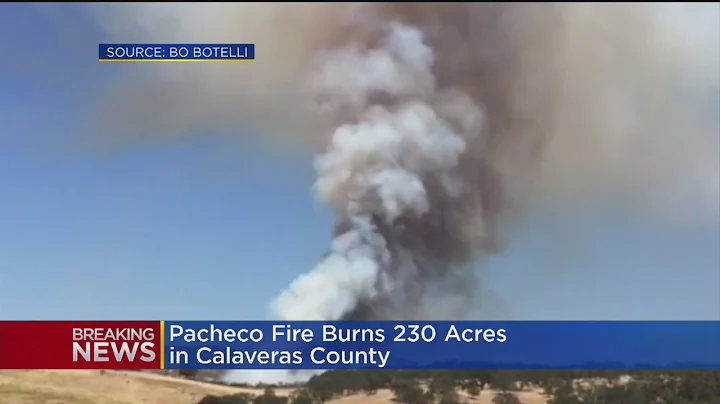 Fire Threatening Homes In Calaveras County