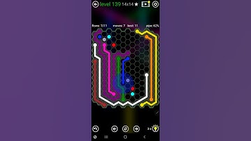 How To Solve Flow Free Hexes Jumbo Pack Level 139 14x14 Board Walk Through Solution Walkthrough