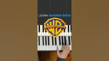 How to play Warner Bros Intro on Piano in Under 1 Minute
