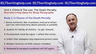 IELTS Task 2 Writing. Unit 4. Step 1. The Death Penalty. Consider Both Sides / Opinion Essay.
